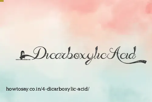 4 Dicarboxylic Acid