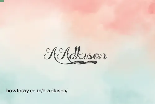 A Adkison