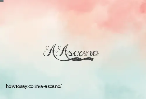 A Ascano