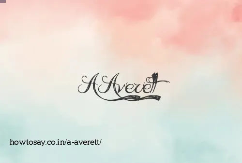A Averett