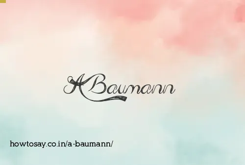 A Baumann