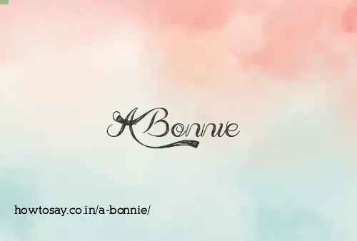 A Bonnie
