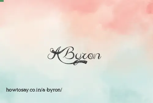 A Byron