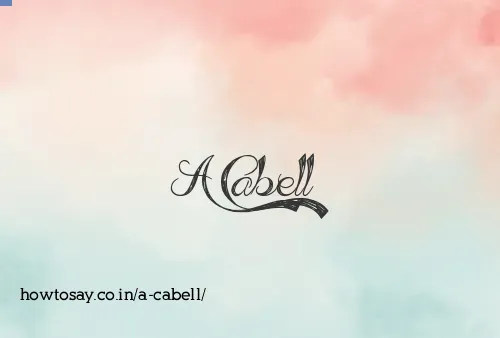 A Cabell