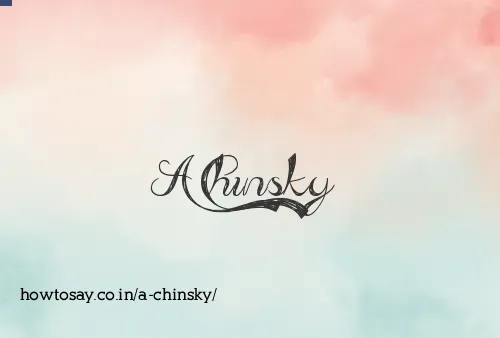 A Chinsky
