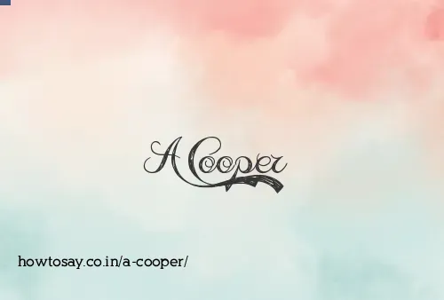 A Cooper