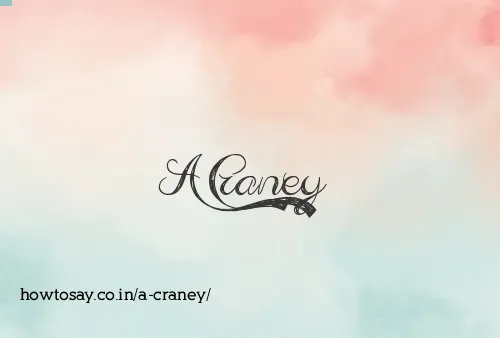 A Craney