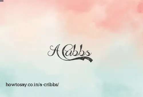 A Cribbs