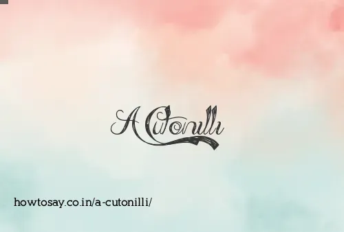 A Cutonilli