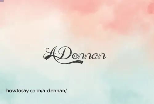 A Donnan