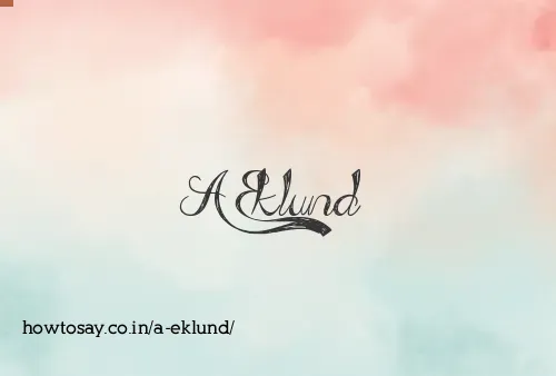 A Eklund