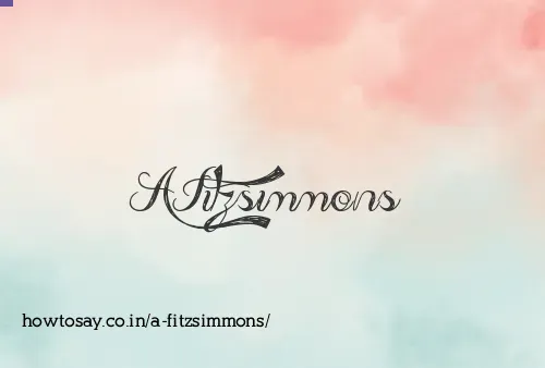 A Fitzsimmons