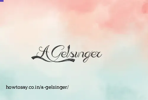 A Gelsinger