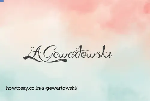 A Gewartowski