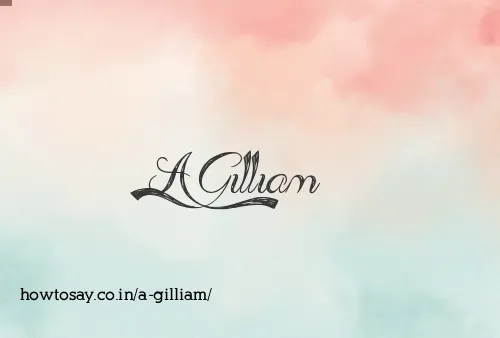 A Gilliam