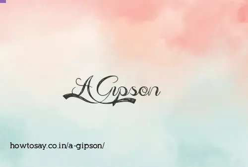 A Gipson