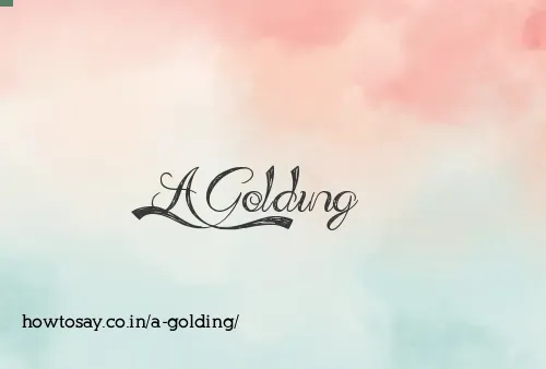 A Golding