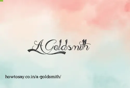 A Goldsmith