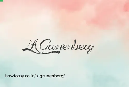 A Grunenberg