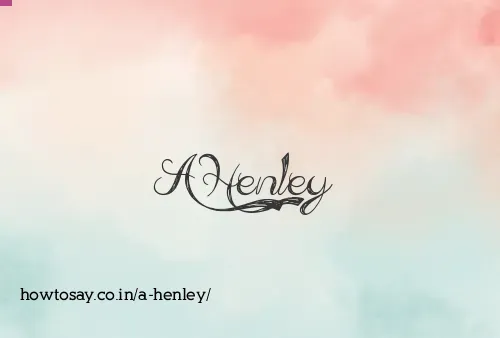 A Henley