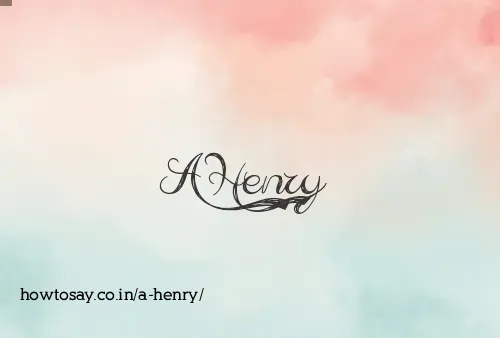 A Henry