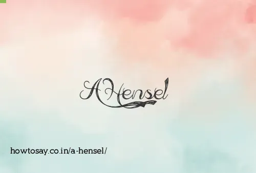 A Hensel