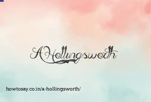 A Hollingsworth