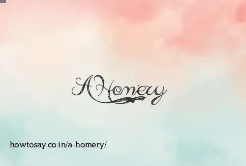 A Homery