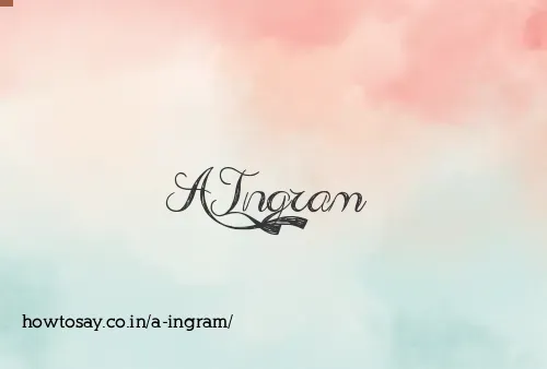 A Ingram