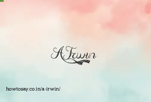 A Irwin