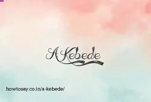 A Kebede