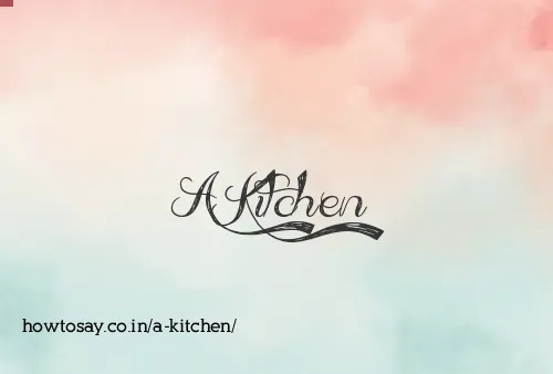 A Kitchen