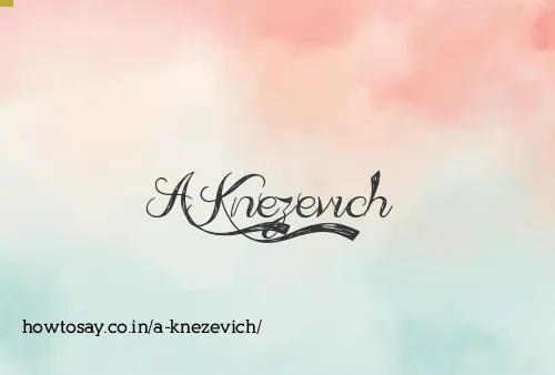 A Knezevich