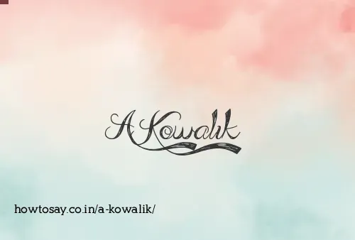 A Kowalik