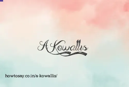 A Kowallis