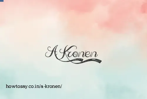 A Kronen