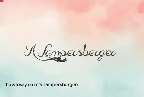 A Lampersberger