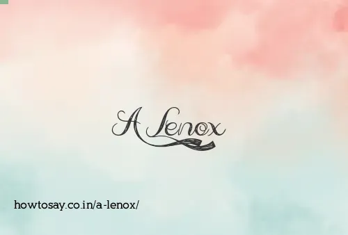 A Lenox