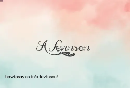 A Levinson