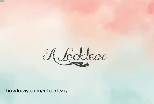 A Locklear