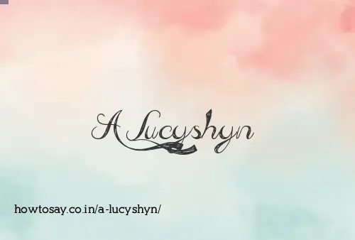 A Lucyshyn