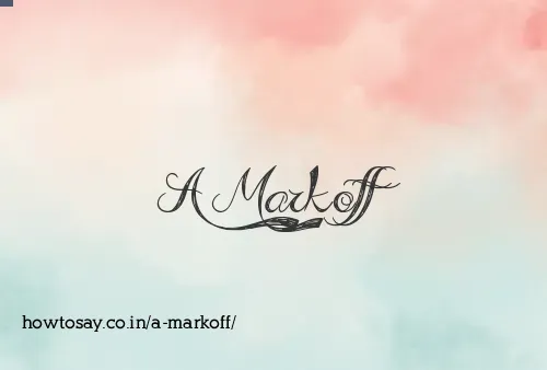 A Markoff