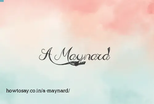A Maynard