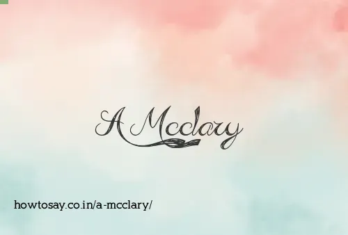 A Mcclary