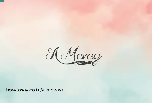 A Mcvay