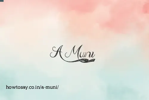 A Muni