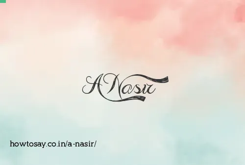 A Nasir