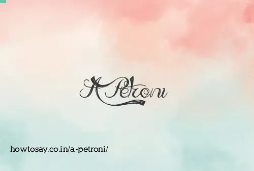 A Petroni