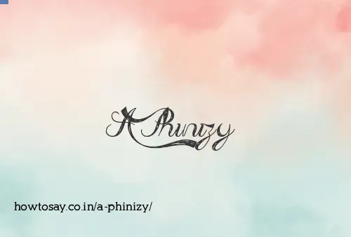 A Phinizy