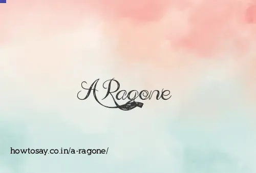 A Ragone
